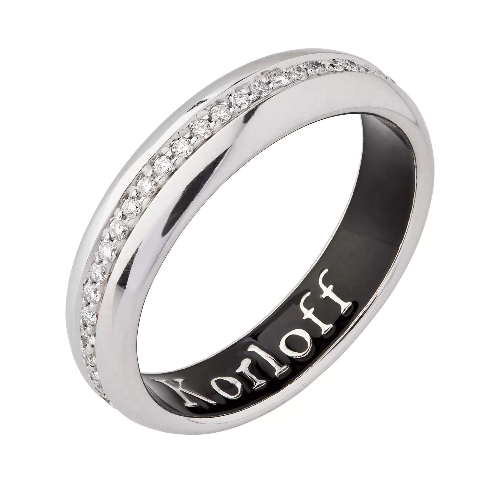 Кольцо обручальное Korloff K5HLNWG/76050